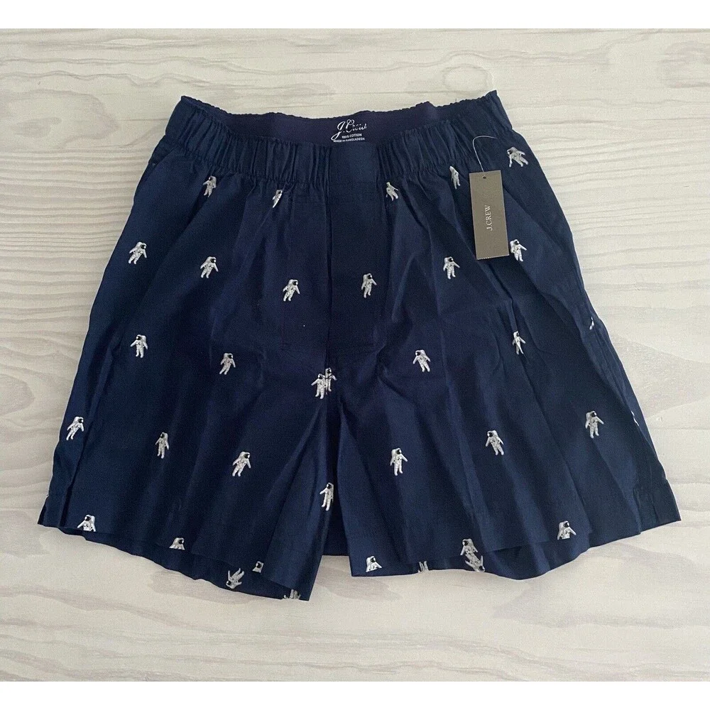 J.Crew Men’s Bundle (2) Cotton Printed boxers NWT Size  XS